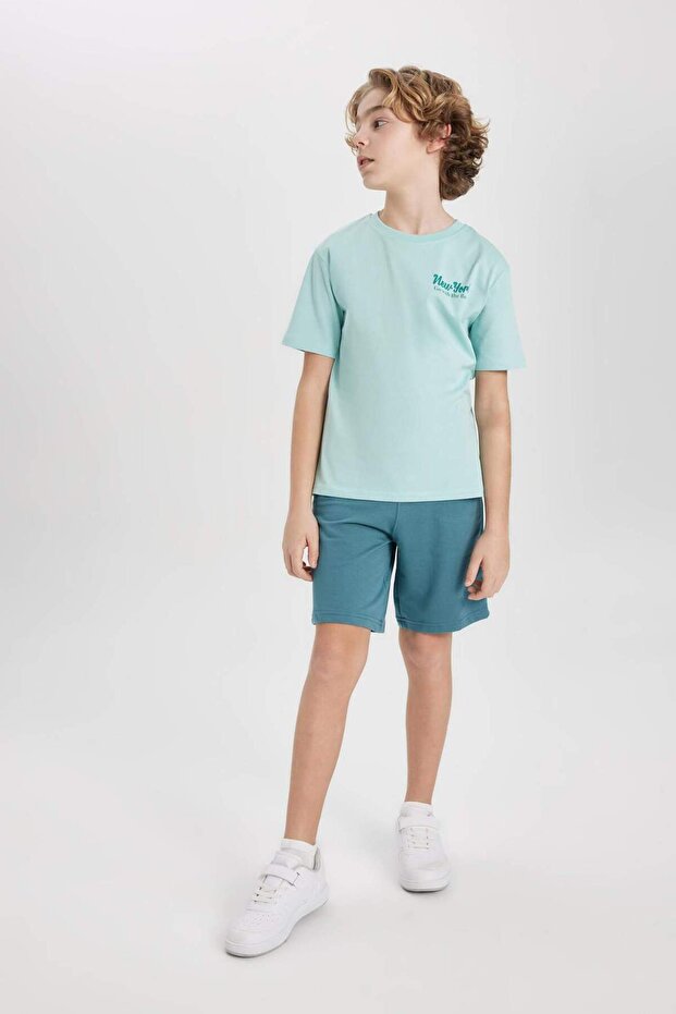 Boy's Basic Bermuda Shorts B5867A824Sm - 2