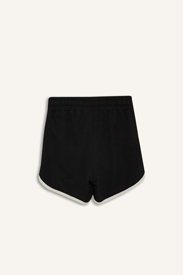 Kız Çocuk Beli Lastikli Basic Düz Şort B5164A824HS - 8