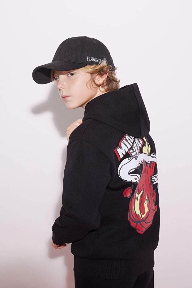 Boy's Nba Miami Heat Hooded Sweatshirt B4799A823Wn