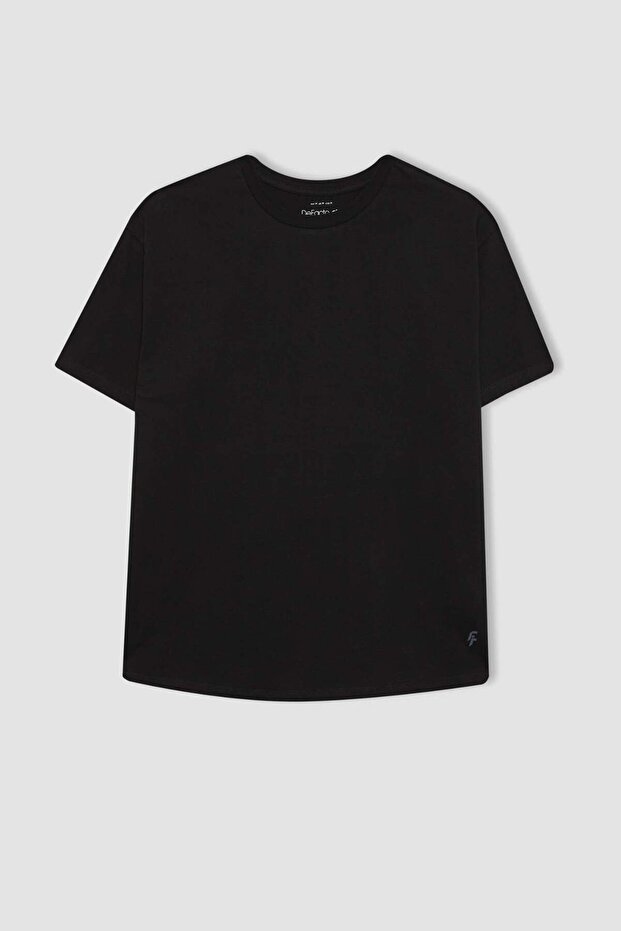 Oversize Crew Neck Athlete T-Shirt - Short Sleeve, Wide Fit B1161Ax24Sp