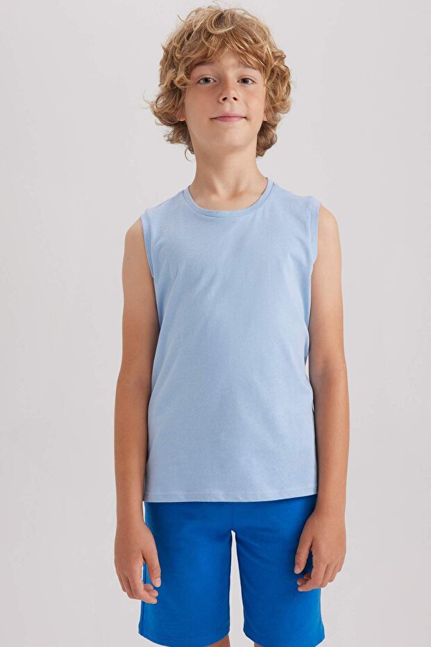 Crew Neck Basic Undershirt for Boys B0669A8Ns - 6
