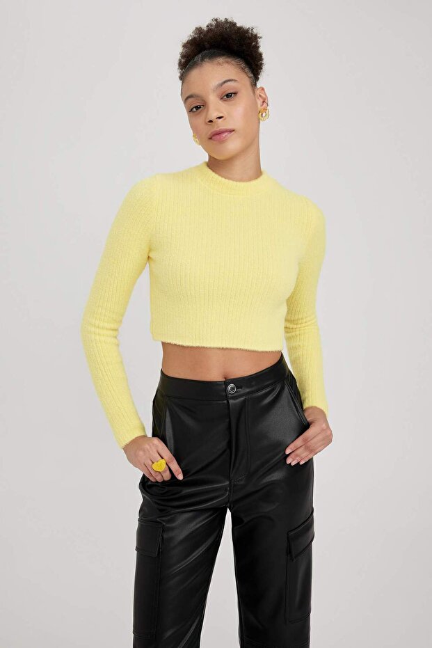 Coool Regular Fit Strickpullover mit Rundhalsausschnitt A2013AX23WN - 3