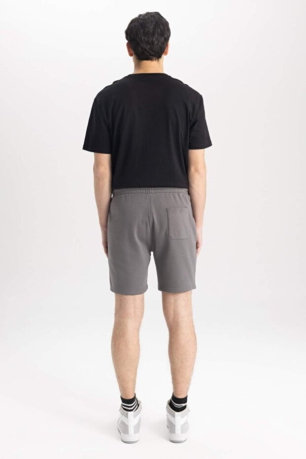 Regular Fit Basic Düz Bermuda Şort A2348AX23SM - 7