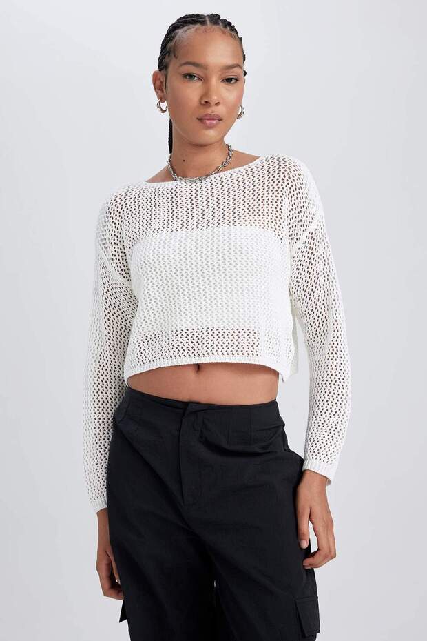 Regular Fit Strickpullover mit Bootsausschnitt B0888AX23AU - 7