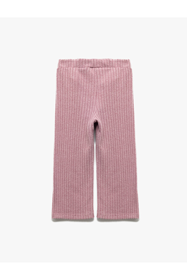 Viscose Blended Basic Leggings with Elastic Waist - 2