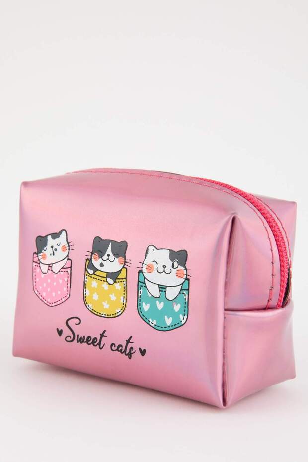 Women's Cat Printed Coin Wallet I A3088Axns