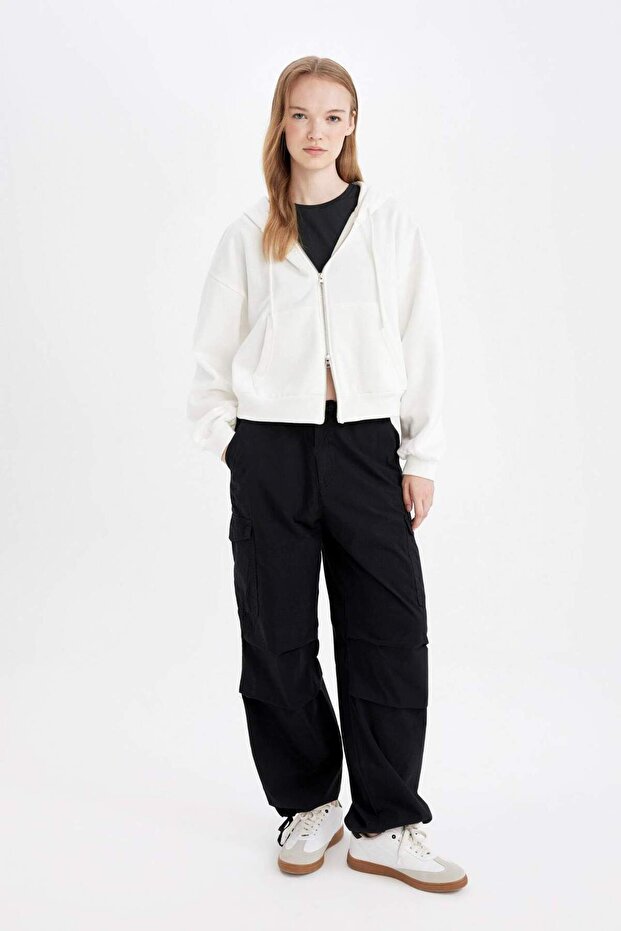Coool Parachute Poplin 100% Cotton Trousers A6266Ax23Sm