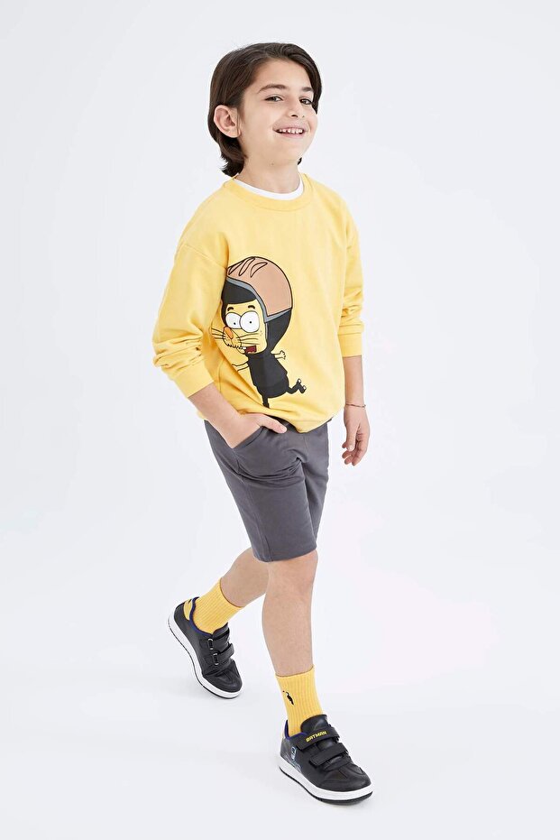 Boy's Basic Bermuda Shorts Z5289A623Sm - 4