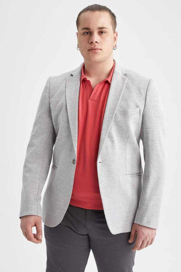 εφαρμοστό Με υφή Σακάκι μπλέιζερ W9254AZ22SP - 3