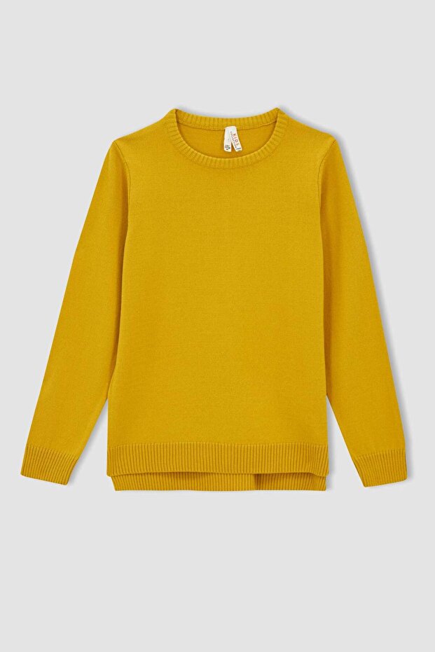 Girl's Crew Neck Extra Soft Sweater N8505A621Au