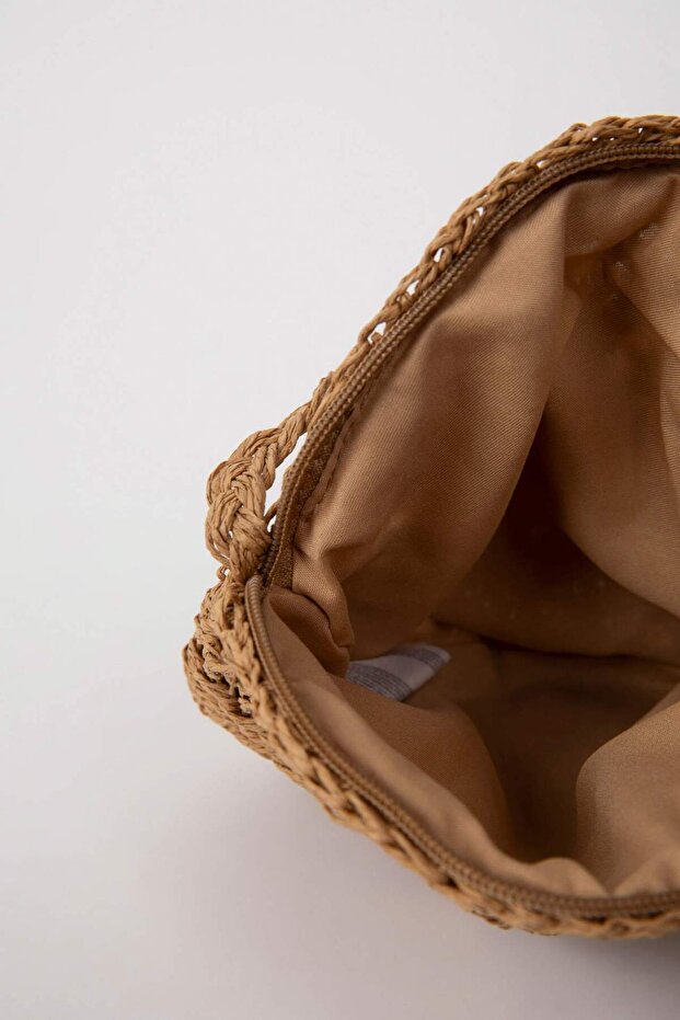 Hasır Çapraz Kol Çantası - 6