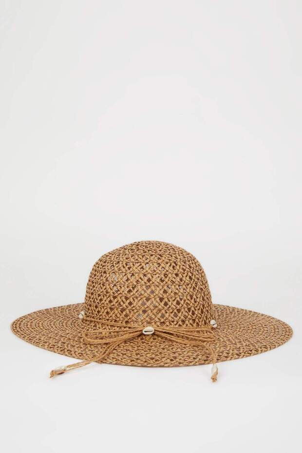 قبعة من القش منقوشة M8811AZ21SM - 3