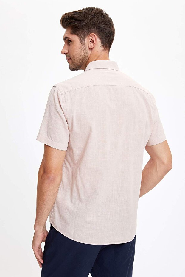 Сорочка з коротким рукавом стандартного крою M9432AZ20SM - 4
