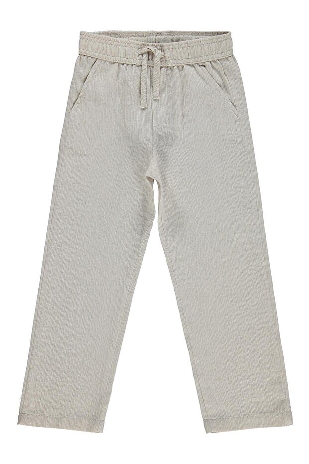 7118-2 Self-Adhesive Pants for Ages Patterned 6-9 - Beige 9-10 Years