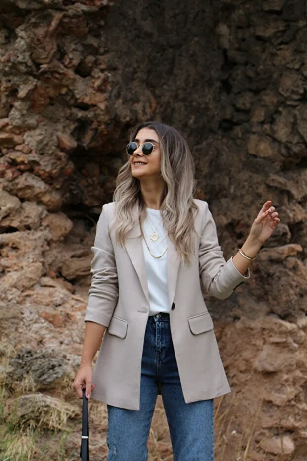 Stone Wool Effect blézer - 4