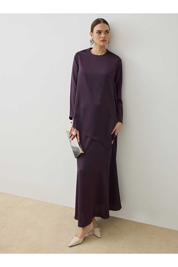 Skirt Suit - Raspberry - - 1