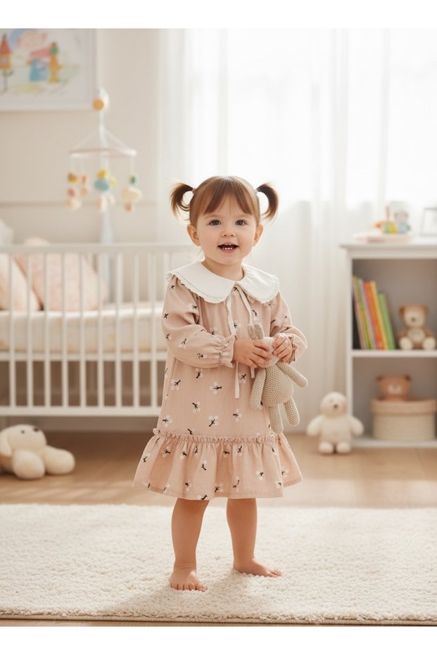Baby Yaka Baby Girl Powder Dress