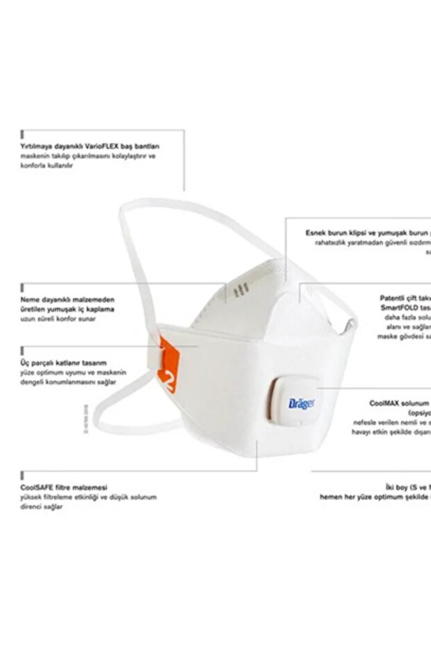 Drager 1920v Maske Ffp2 - 3