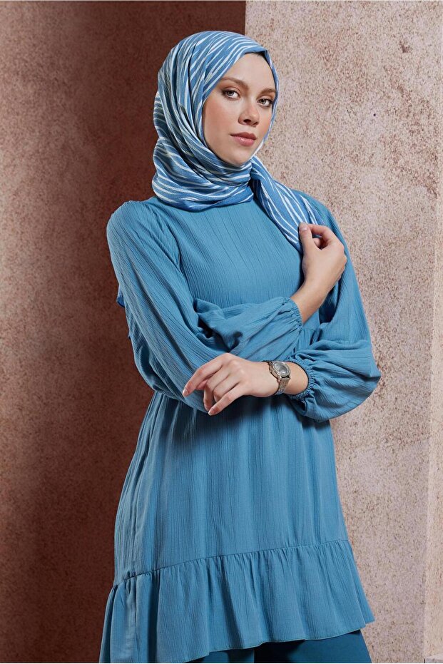 Volanli Tesettür Tunic 44592