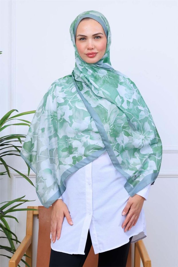 Unique Watercolor Floral Print Digital Soft Shawl
