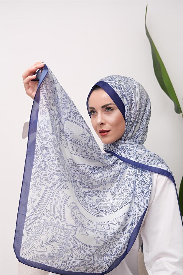Ethnic Patterned Digital Soft Shawl - 1