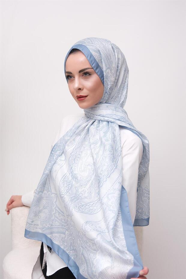 Ethnic Patterned Digital Soft Shawl - 1