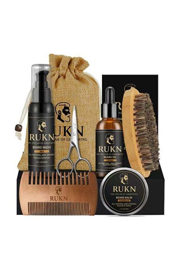 Premium Beard Grooming Kit for Men – Complete Beard Care Set with Beard Wash, Beard Oil, Bear