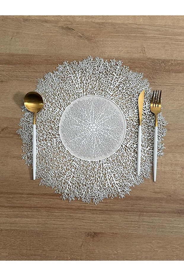 Decorative Stain Resistant 6-Piece Supla Placemat Presentation Set 38cm