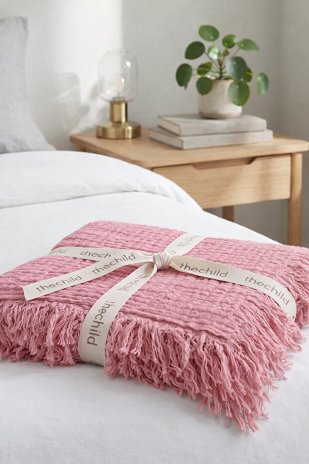 100% Organic Cotton 4-Layer Muslin Blanket – 120X110 cm | A+ Soft Blanket , Hypoallergenic