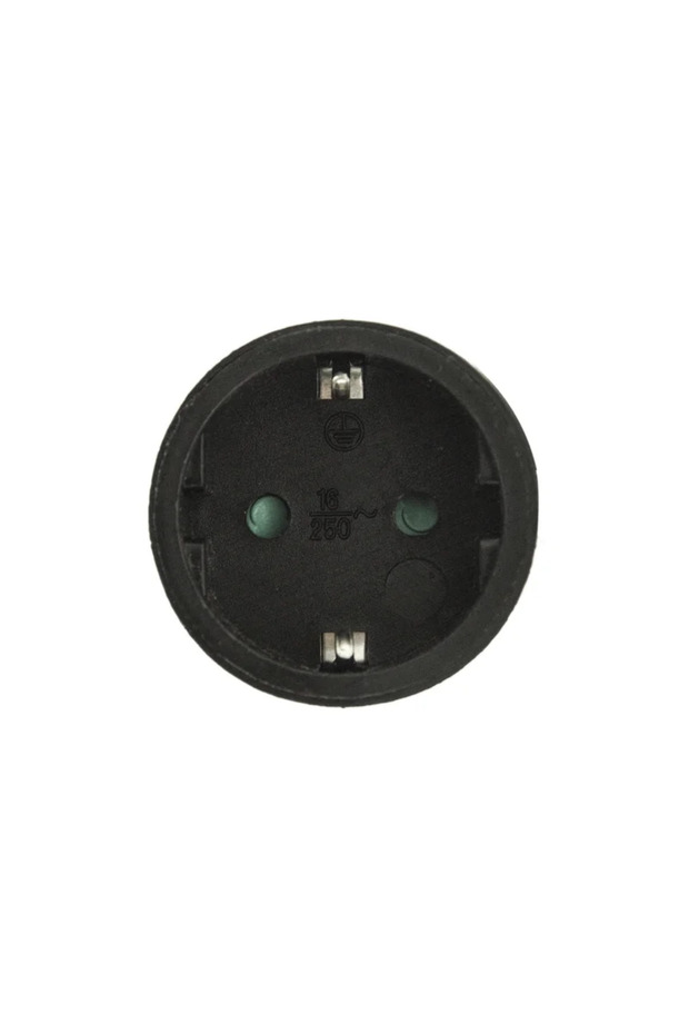 Cupla schuko 16A, negru - 2