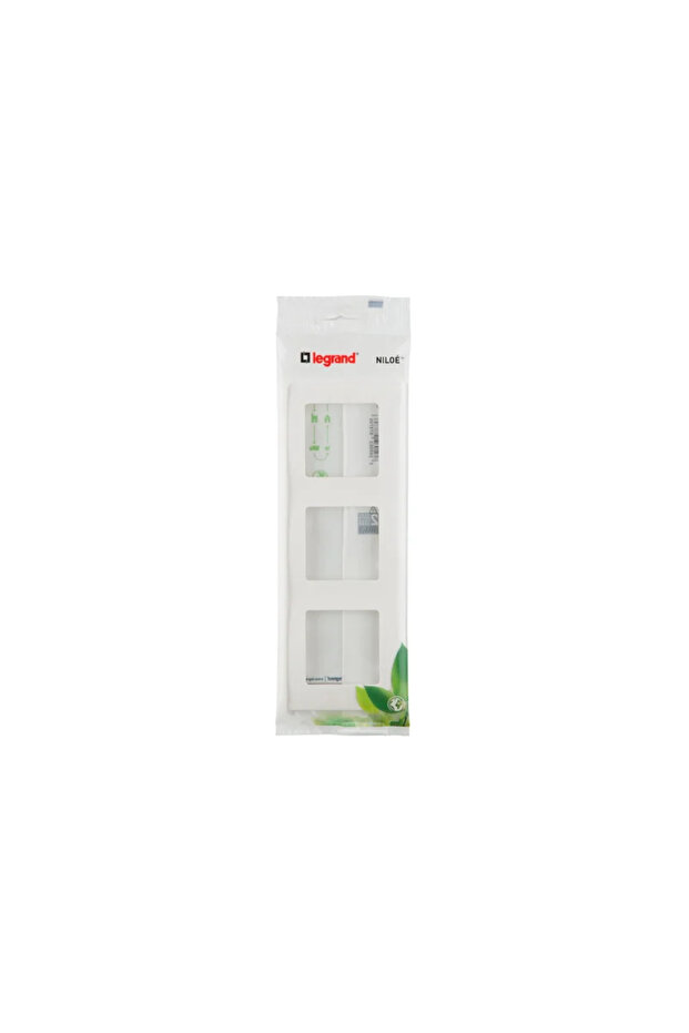 Decorative frame for 3 Niloe modules, white - 3