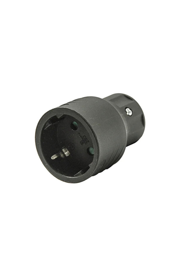 Cupla schuko 16A, negru - 1