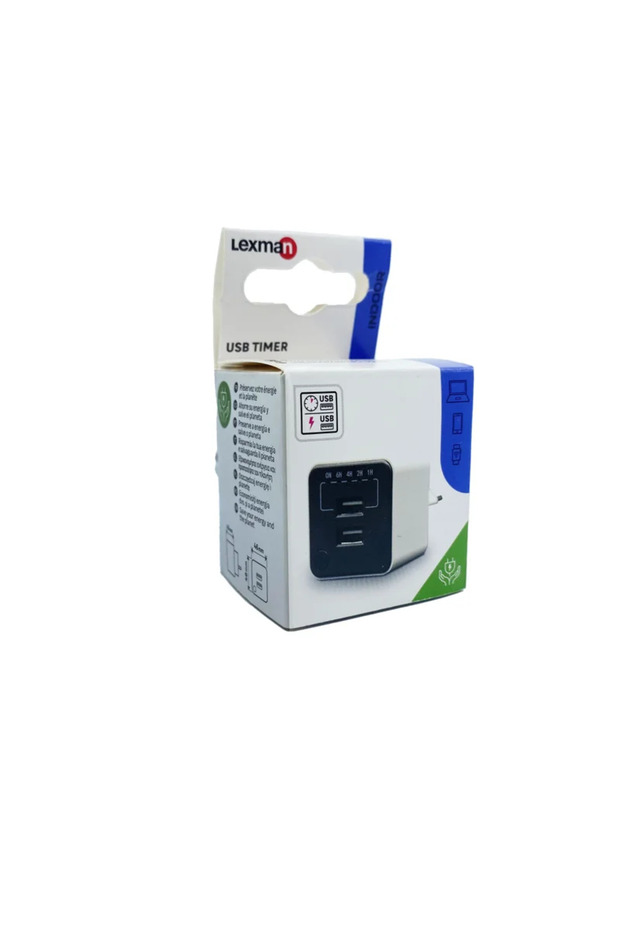 Priza programabila Lexman, digitala, 2 x USB, 15 W - 5
