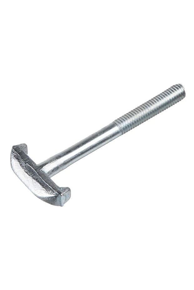Galvanized edging panel clamp Type2, 80 x 8 mm, gray