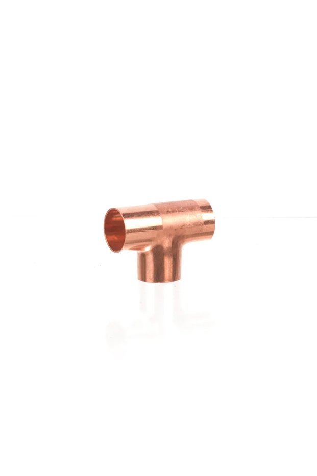 Equal tee, copper, internal thread, Ø 18 mm