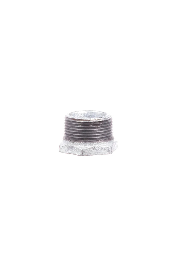 Galvanized reduction, internal thread - external thread, connection 1/2' - 3/8'