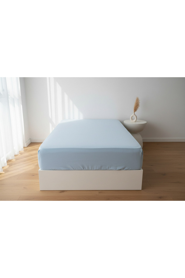 120X200 Ranforce Fitted Sheet 80% Cotton 20% Polyester 57 Wire Cotton Pieces Fitted Sheet