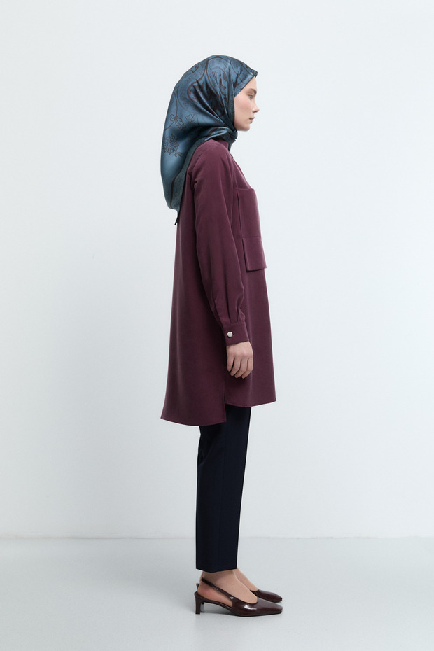 Beli Lastikli Basic Pantolon - Lacivert - 2