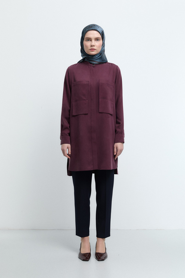 Beli Lastikli Basic Pantolon - Lacivert - 1