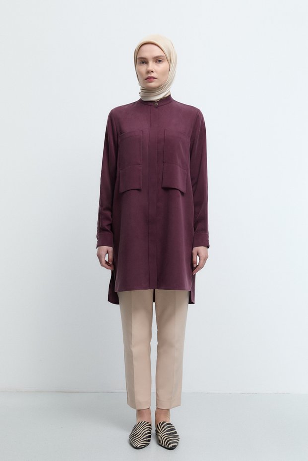 Beli Lastikli Basic Pantolon - Bej