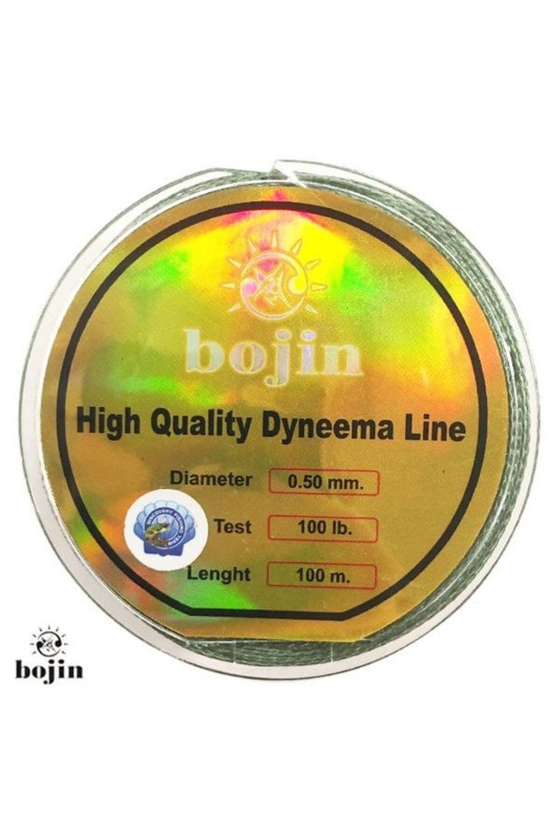 Bojin Dyneema Fishing Line 100 m - 0.50 mm Color:Green