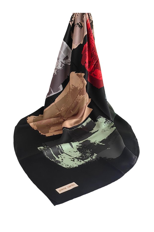 Silk K Crepe Satin Scarf 2026 Summer Season 9135230-313