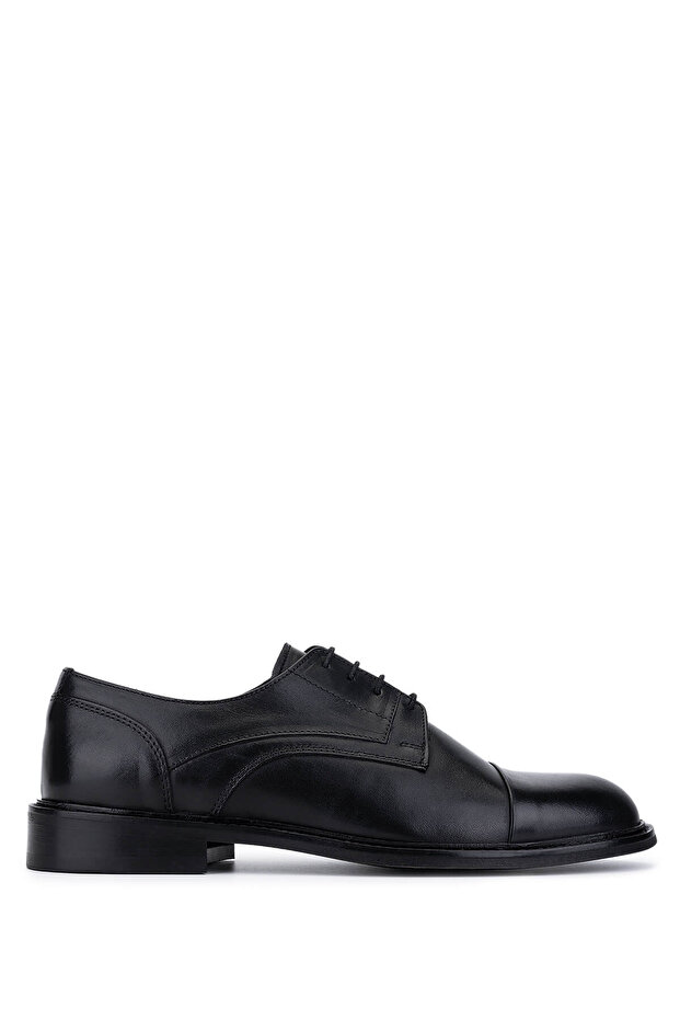 Men's Genuine Leather Black Classic Shoes