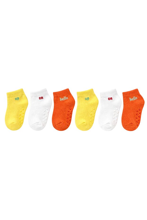 6-Pack Children's Booties Socks