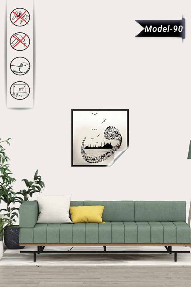 Table with Static Cling Feature - Religious Poster (Model- 90)