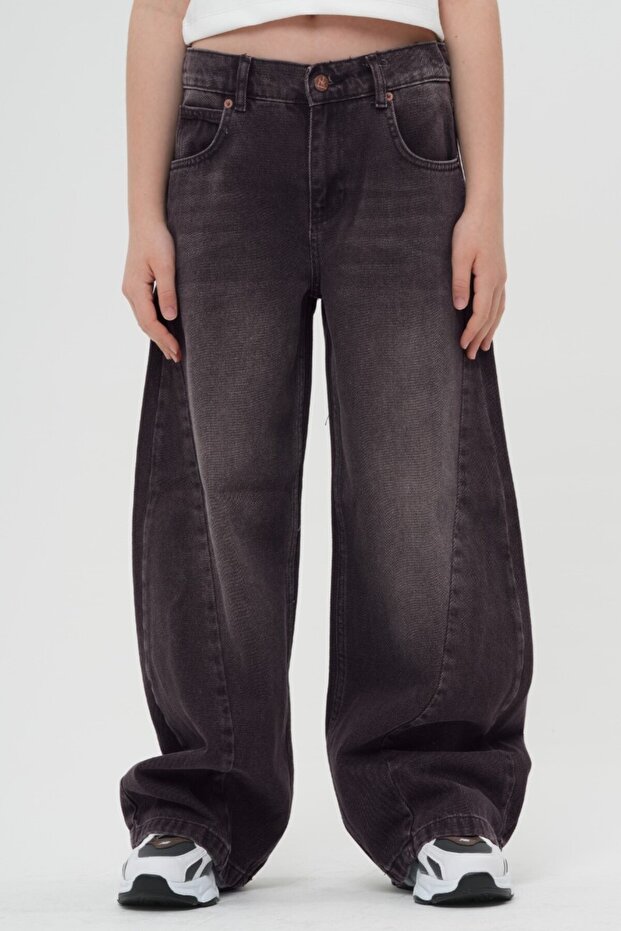 Unisex Wide Leg Loose Bottom Wear Jeans