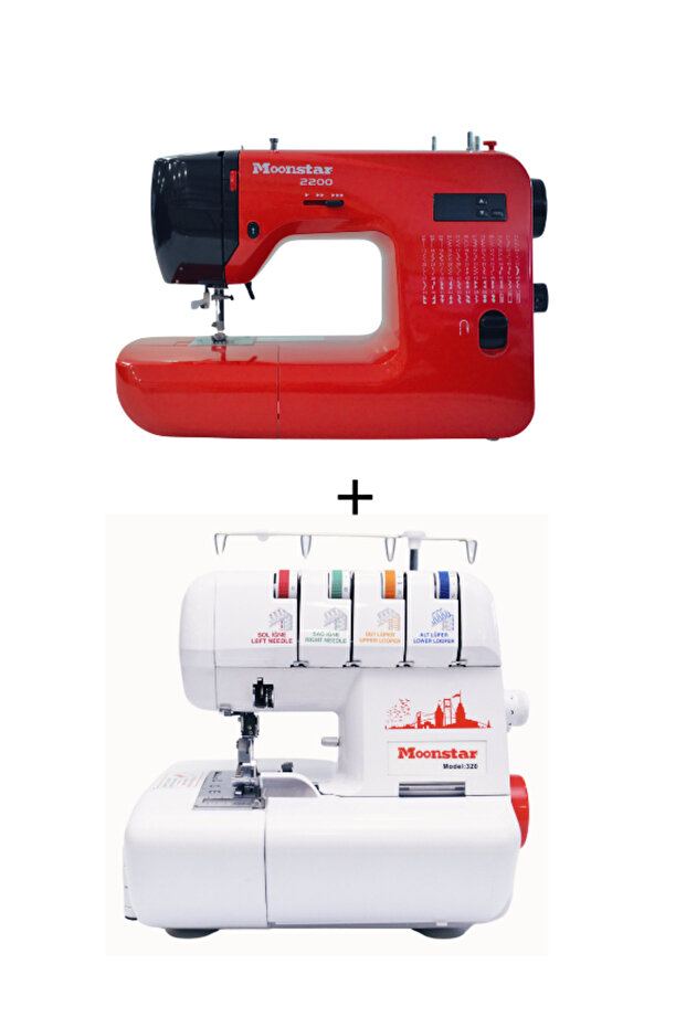 ev tipi dikiş makinaları 2li set