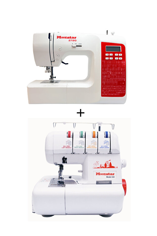 ev tipi dikiş makinaları 2li set
