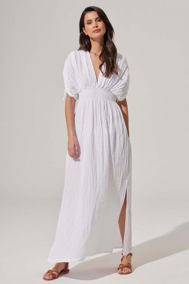 Double Face V-Neck Dress