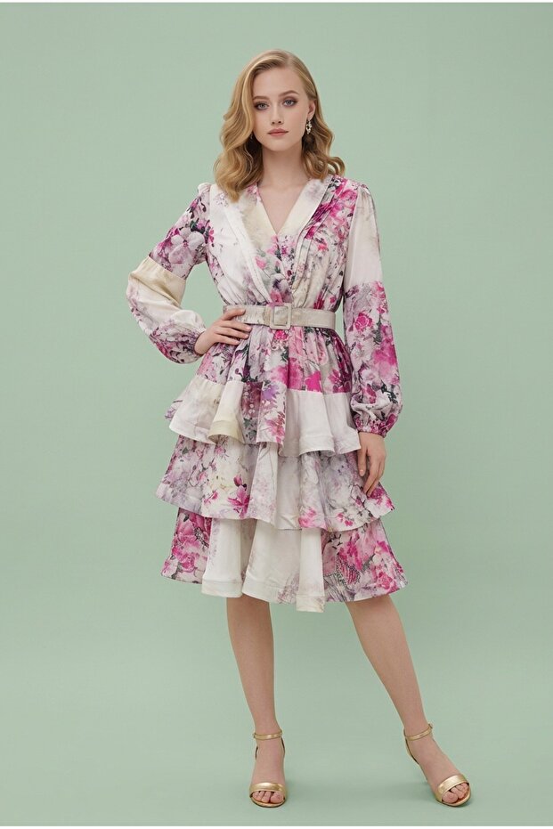 ROCHIE CU VOLANE ELEGANTA